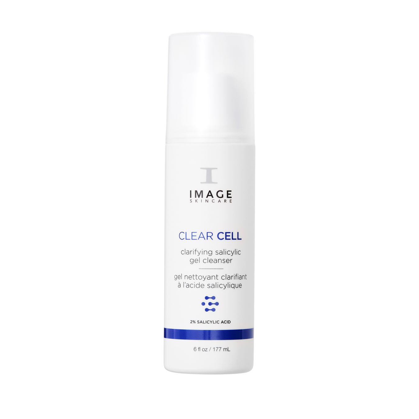 CLEAR CELL clarifying salicylic gel cleanser PDP R01a